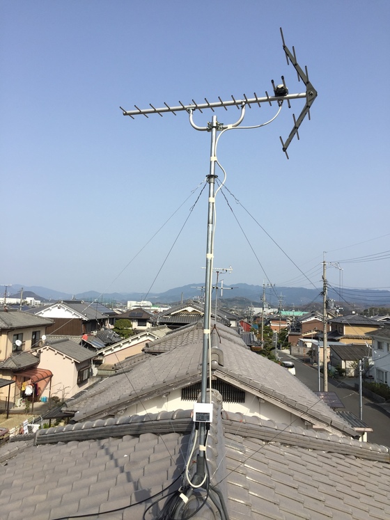 アンテナ建て替え工事 御所市S様邸